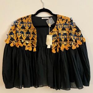 (NEW) Mes Demoiselles Paris Bohemian Style Cardigan